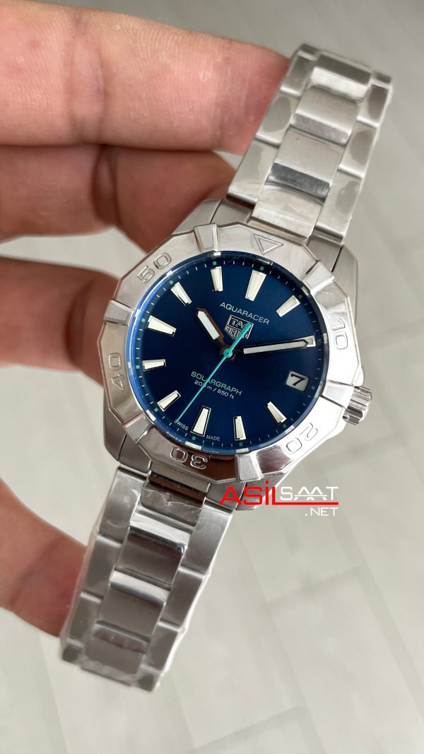 TAG Heuer Aquaracer Solargraph Mavi 32mm Replika Saat