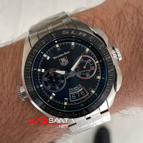 TAG Heuer Mercedes Benz SLR Calibre 17 Chronograph CAG2111 47mm Siyah Kadran 7750 Swiss ETA Saat