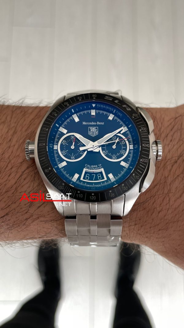 TAG Heuer Mercedes Benz SLR Calibre 17 Chronograph CAG2111 47mm Siyah Kadran 7750 Swiss ETA Saat