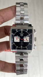 TAG Heuer Monaco Siyah 40mm Replika Saat
