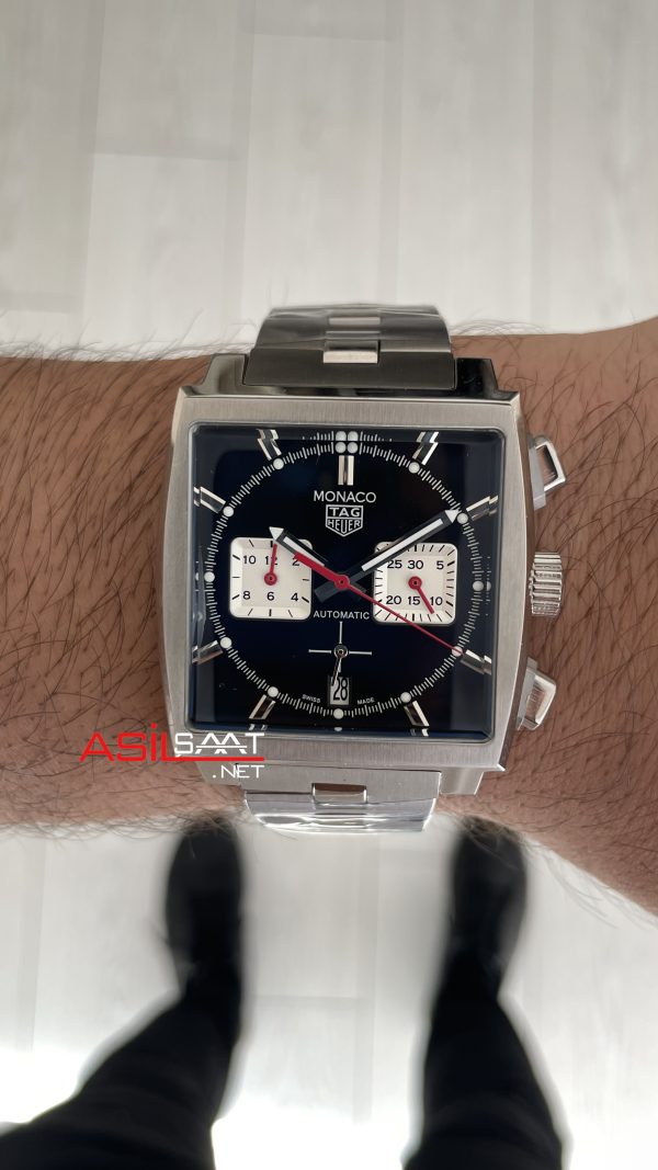 TAG Heuer Monaco Siyah 40mm Replika Saat