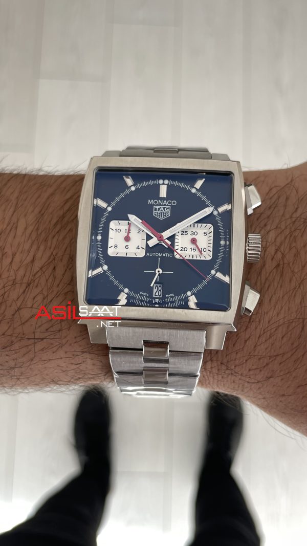 TAG Heuer Monaco Siyah 40mm Replika Saat