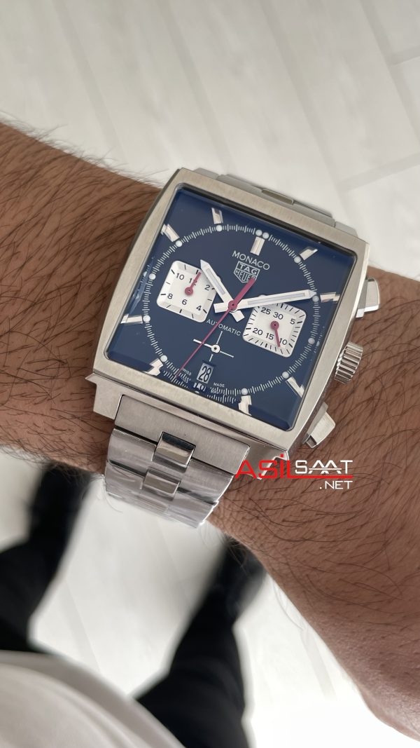 TAG Heuer Monaco Siyah 40mm Replika Saat