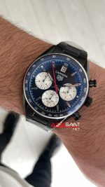 TAG Heuer Porsche Carrera Chronograph Siyah Kadran 40mm PVD Black Replika Saat