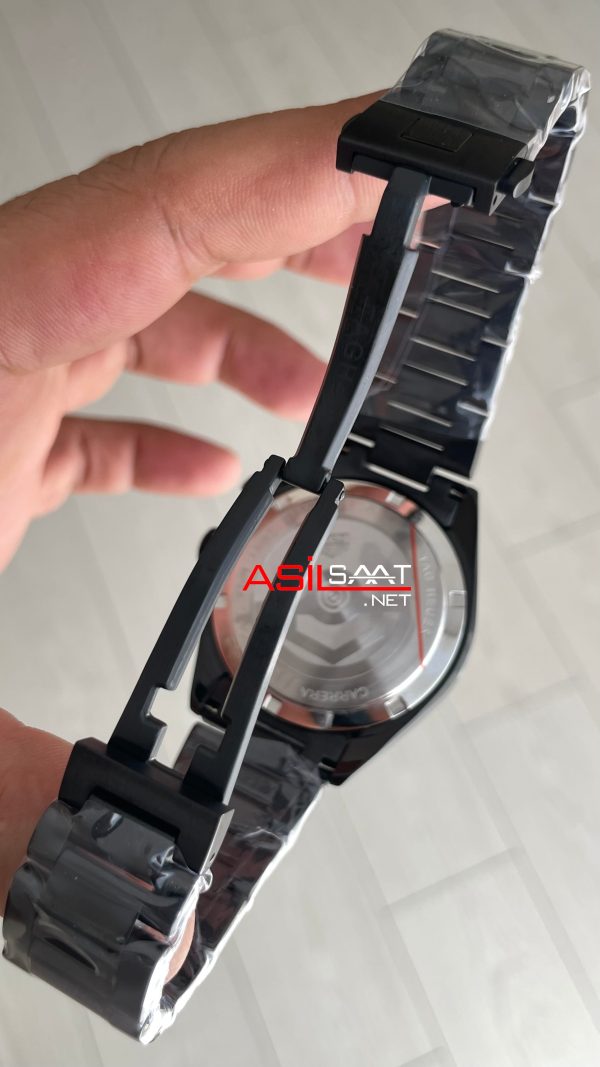 TAG Heuer Porsche Carrera Chronograph Siyah Kadran 40mm PVD Black Replika Saat TAG Heuer Porsche Carrera Chronograph Siyah Kadran 40mm PVD Black Replika Saat