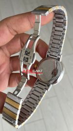 Versace Greca Flurish Mavi 35mm Two Tone Gold Kadın Saati