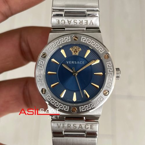 Versace Greca Logo Mavi Kadran 38mm Kadın Saati