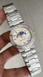 Versace Greca Logo Moonphase Beyaz 38mm Kadın Saati