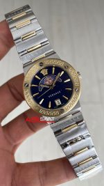 Versace Greca Logo Moonphase Mavi Kadran 38mm Silver Gold Kadın Saati