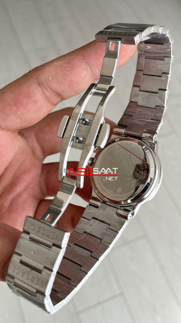 Versace Greca Logo Moonphase Yeşil 38mm Kadın Saati Versace Greca Logo Moonphase Yeşil 38mm Kadın Saati