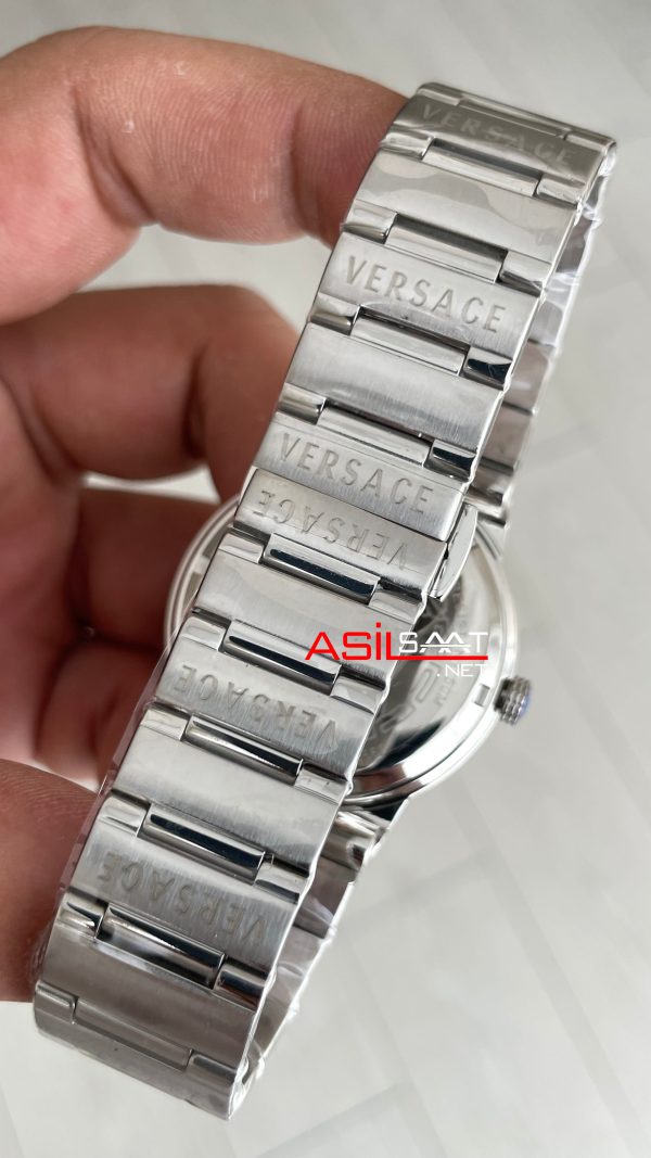 Versace Greca Logo Moonphase Yeşil 38mm Kadın Saati Versace Greca Logo Moonphase Yeşil 38mm Kadın Saati