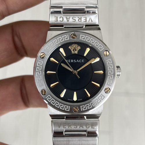 Versace Greca Logo Siyah Kadran 38mm Kadın Saati