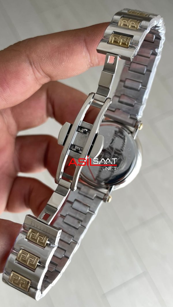 Versace Greca Sphere Yeşil Kadran 35mm Two Tone Gold Kadın Saati