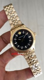 Versace V Code Siyah 35mm Gold Kadın Saati