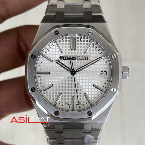 Audemars Piguet Royal Oak 15510ST Beyaz Kadran 50th Anniversary 41mm Super Clone ETA Swiss ZF Factory