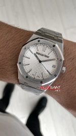 Audemars Piguet Royal Oak 15510ST Beyaz Kadran 50th Anniversary 41mm Super Clone ETA Swiss ZF Factory