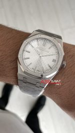 Audemars Piguet Royal Oak 15510ST Beyaz Kadran 50th Anniversary 41mm Super Clone ETA Swiss ZF Factory