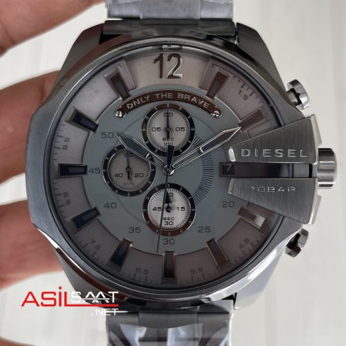 Diesel DZ4282 Mega Chief Grey PVD 51mm Erkek Kol Saati