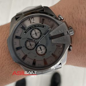 Diesel DZ4282 Mega Chief Grey PVD 51mm Erkek Kol Saati