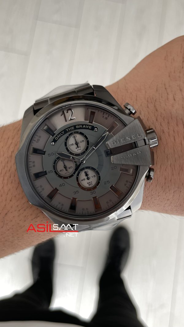 Diesel DZ4282 Mega Chief Grey PVD 51mm Erkek Kol Saati Diesel DZ4282 Mega Chief Grey PVD 51mm Erkek Kol Saati