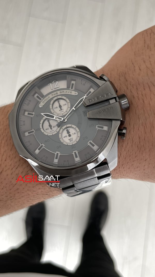 Diesel DZ4282 Mega Chief Grey PVD 51mm Erkek Kol Saati Diesel DZ4282 Mega Chief Grey PVD 51mm Erkek Kol Saati