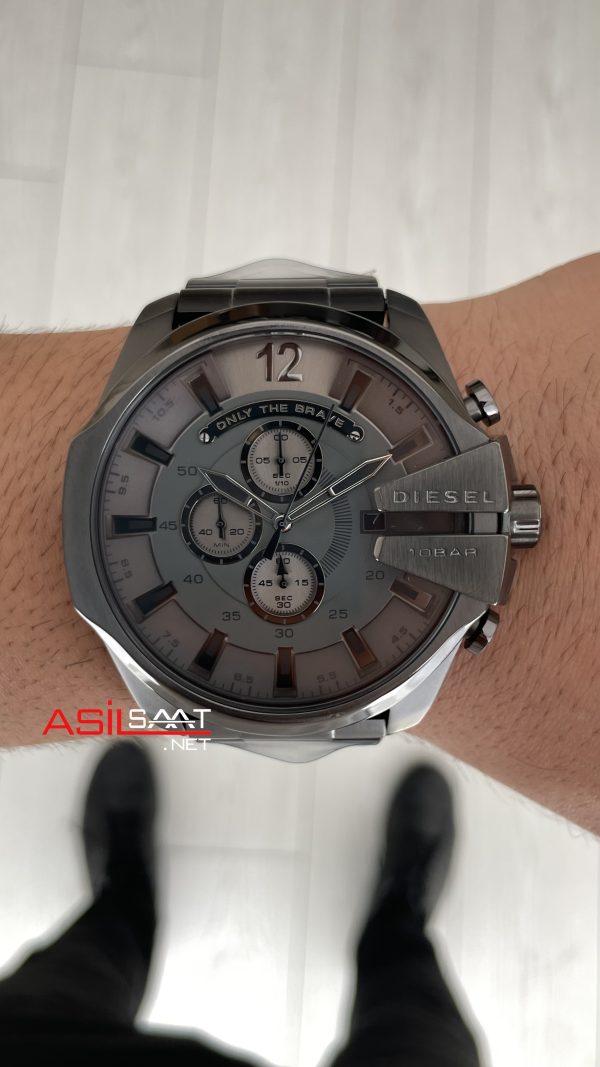 Diesel DZ4282 Mega Chief Grey PVD 51mm Erkek Kol Saati Diesel DZ4282 Mega Chief Grey PVD 51mm Erkek Kol Saati