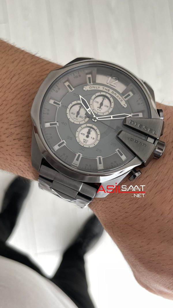 Diesel DZ4282 Mega Chief Grey PVD 51mm Erkek Kol Saati Diesel DZ4282 Mega Chief Grey PVD 51mm Erkek Kol Saati
