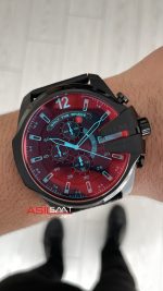 Diesel DZ4323 Mega Chief Siyah PVD 51mm Erkek Kol Saati