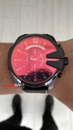 Diesel DZ4323 Mega Chief Siyah PVD 51mm Erkek Kol Saati