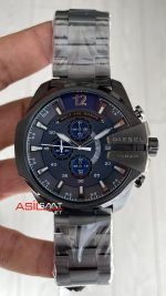 Diesel DZ4329 Mega Chief Mavi PVD 51mm Erkek Kol Saati