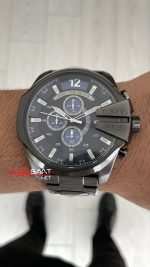 Diesel DZ4329 Mega Chief Mavi PVD 51mm Erkek Kol Saati