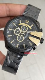 Diesel DZ4338 Mega Chief Black PVD 51mm Erkek Kol Saati