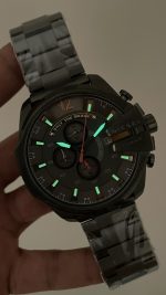 Diesel DZ4421 Mega Chief Grey PVD 51mm Erkek Kol Saati