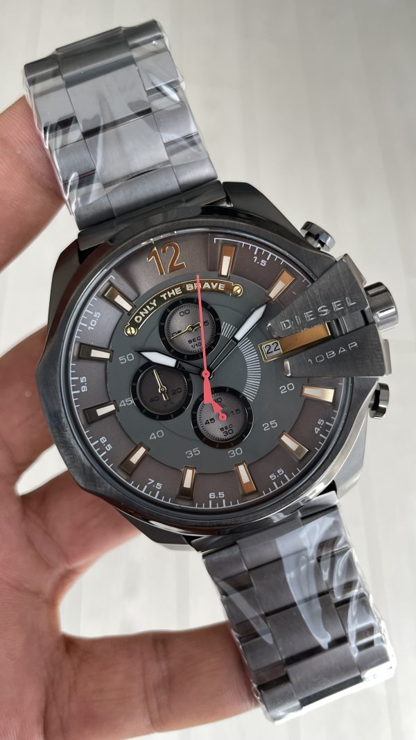 Diesel DZ4421 Mega Chief Grey PVD 51mm Erkek Kol Saati Diesel DZ4421 Mega Chief Grey PVD 51mm Erkek Kol Saati