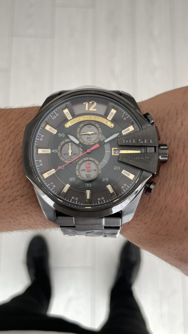 Diesel DZ4421 Mega Chief Grey PVD 51mm Erkek Kol Saati Diesel DZ4421 Mega Chief Grey PVD 51mm Erkek Kol Saati