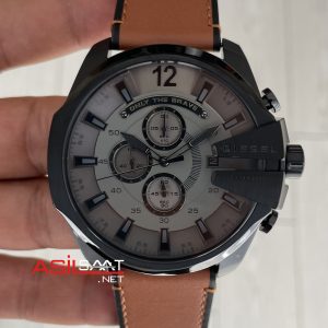 Diesel DZ4463 Mega Chief PVD Kahverengi 51mm Erkek Kol Saati