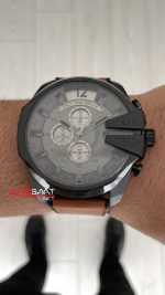 Diesel DZ4463 Mega Chief PVD Kahverengi 51mm Erkek Kol Saati