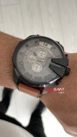 Diesel DZ4463 Mega Chief PVD Kahverengi 51mm Erkek Kol Saati