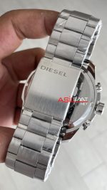 Diesel DZ4465 Mega Chief Mavi Kadran 51mm Silver Erkek Kol Saati