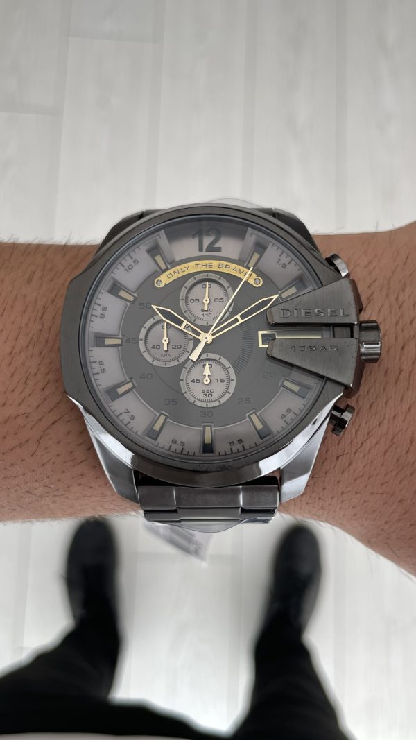 Diesel DZ4466 Mega Chief Grey PVD 51mm Erkek Kol Saati Diesel DZ4466 Mega Chief Grey PVD 51mm Erkek Kol Saati