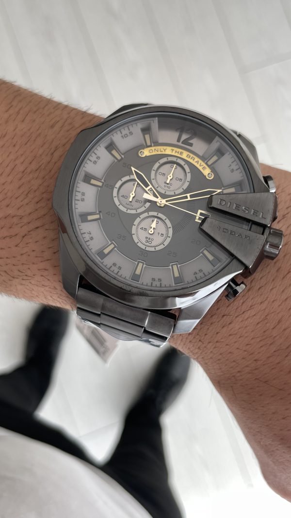Diesel DZ4466 Mega Chief Grey PVD 51mm Erkek Kol Saati Diesel DZ4466 Mega Chief Grey PVD 51mm Erkek Kol Saati