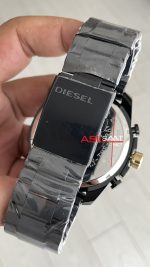 Diesel DZ4479 Mega Chief Black PVD 51mm Gri Kadran Erkek Kol Saati
