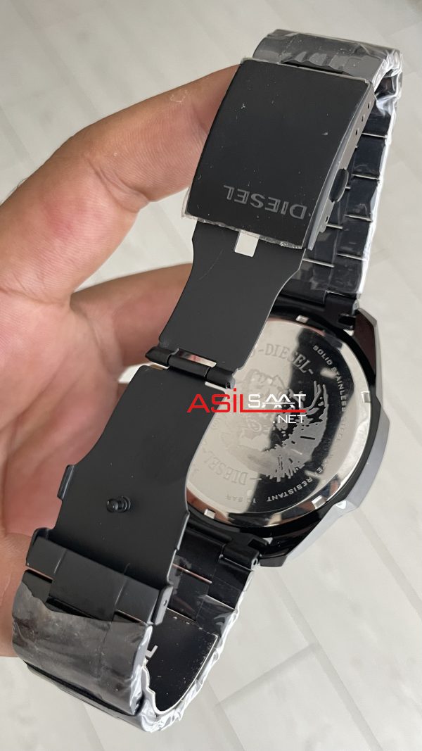 Diesel DZ4479 Mega Chief Black PVD 51mm Gri Kadran Erkek Kol Saati Diesel DZ4479 Mega Chief Black PVD 51mm Gri Kadran Erkek Kol Saati