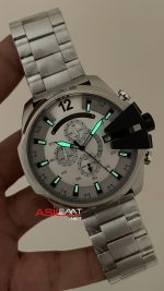 Diesel DZ4501 Mega Chief Beyaz Kadran 51mm Erkek Kol Saati