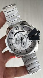 Diesel DZ4501 Mega Chief Beyaz Kadran 51mm Erkek Kol Saati