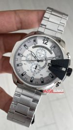 Diesel DZ4501 Mega Chief Beyaz Kadran 51mm Erkek Kol Saati