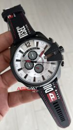 Diesel DZ4512 Mega Chief Denim Beyaz Kadran PVD 51mm Erkek Kol Saati