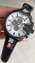 Diesel DZ4512 Mega Chief Denim Beyaz Kadran PVD 51mm Erkek Kol Saati