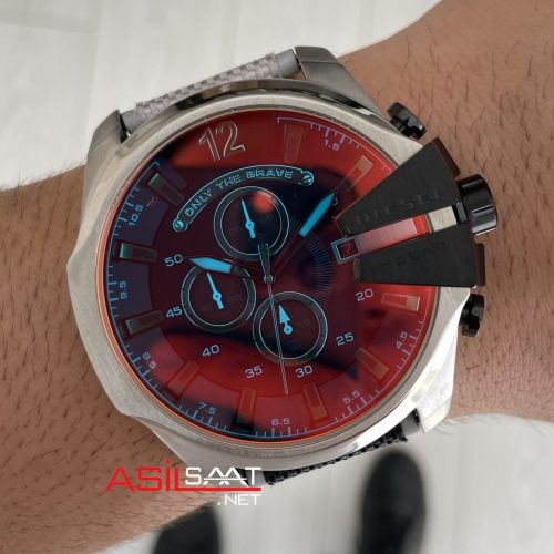 Diesel DZ4523 Mega Chief Silver 51mm Erkek Kol Saati