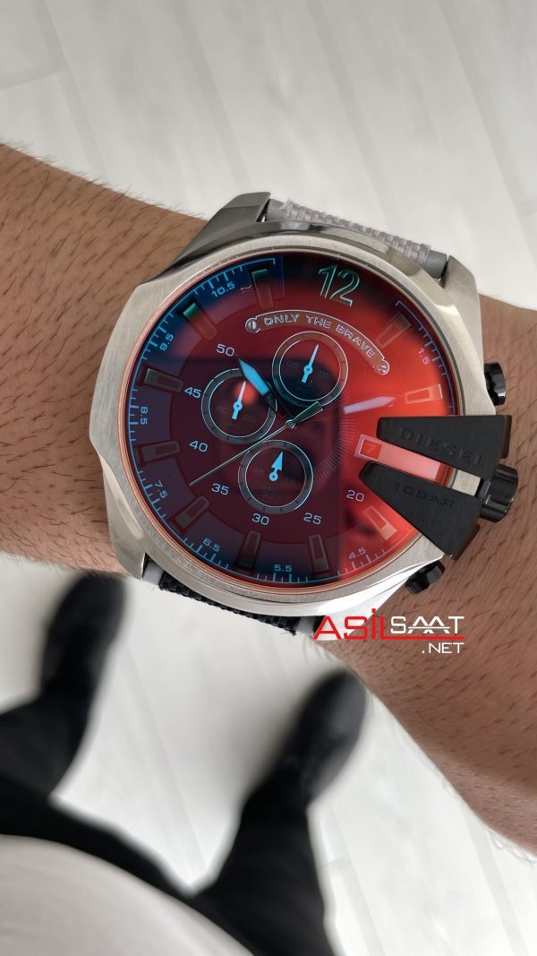 Diesel DZ4523 Mega Chief Silver 51mm Erkek Kol Saati